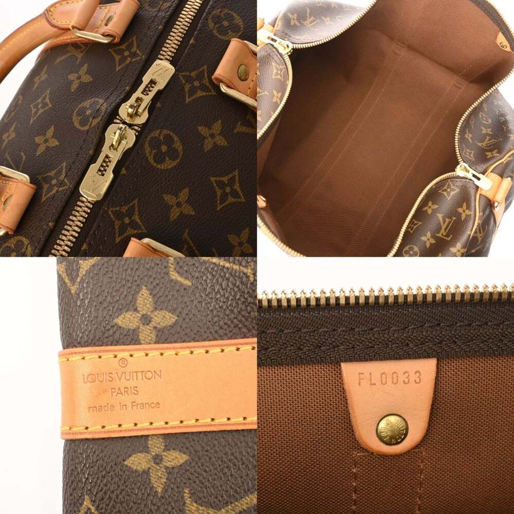 LOUIS VUITTON Authentic Brown Monogram Canvas Boston Bag - Picture 10 of 11